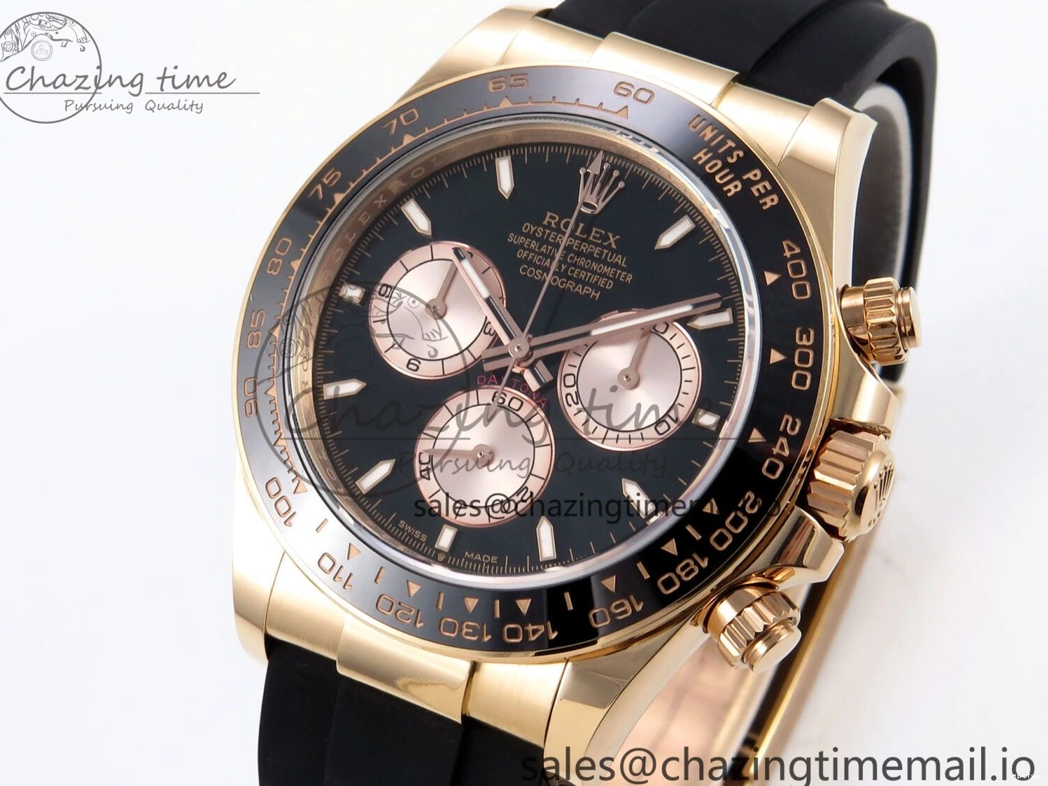 MiroTime 0325 Daytona 126515 LN APSF 1:1 Best Edition Black Dial on Oysterflex Strap SH4131（Gain Weight） DailyWear 1033